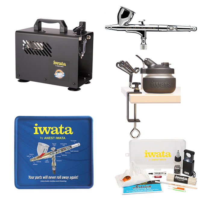 Compressore Silenzioso Iwata Power Jet Serie Studio – 2 Litri, 5,5 Bar, 55 DB – Per Aerografi - 3