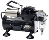 IWATA - REVOLUTION CR AIRBRUSH AND SMART JET COMPRESSOR PACK - The Footwear Care