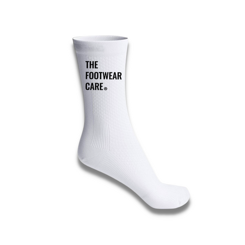 The Footwear Care Premium White Customisable Socks