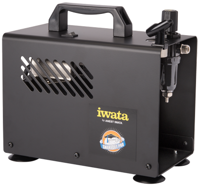 IWATA - HIGH PERFORMANCE HP-C + AIRBRUSH AND COMPRESSOR COMPLETE - The Footwear Care